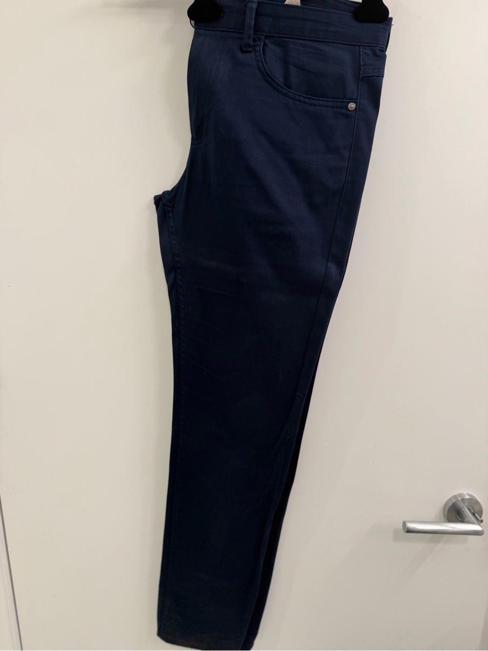 Zara Navy Slim Trousers
